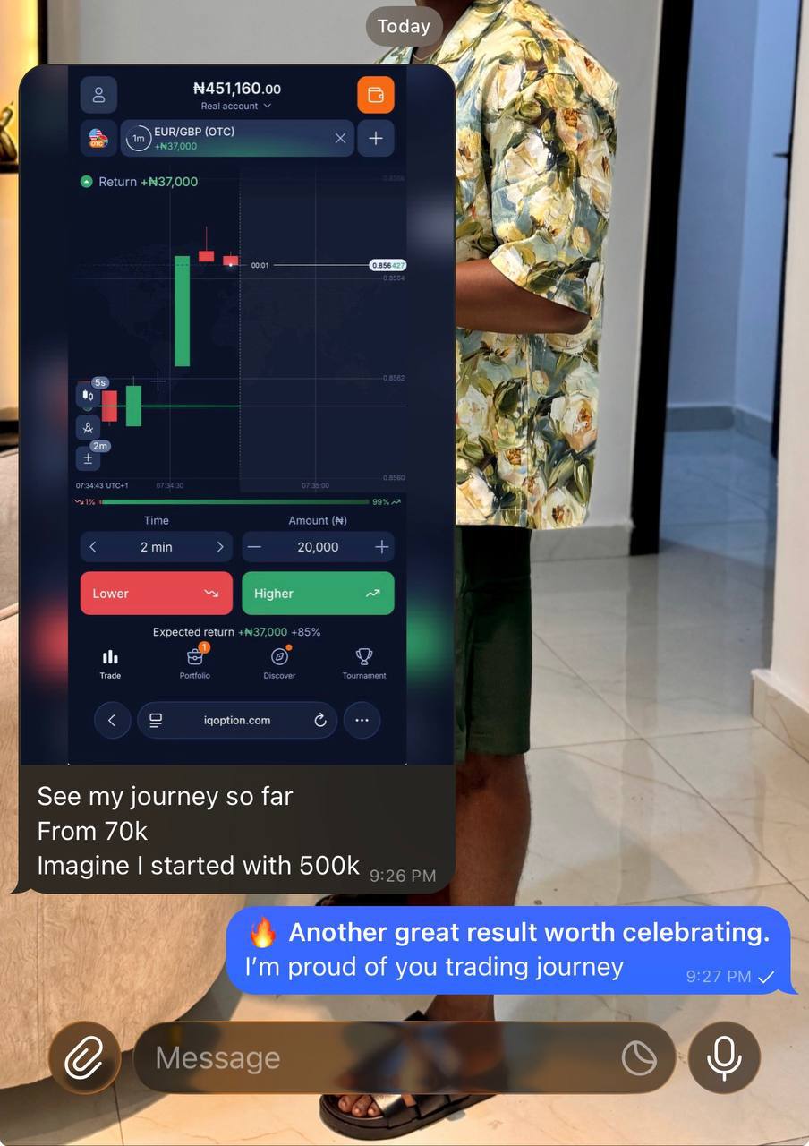 Trading screenshot testimonial 4